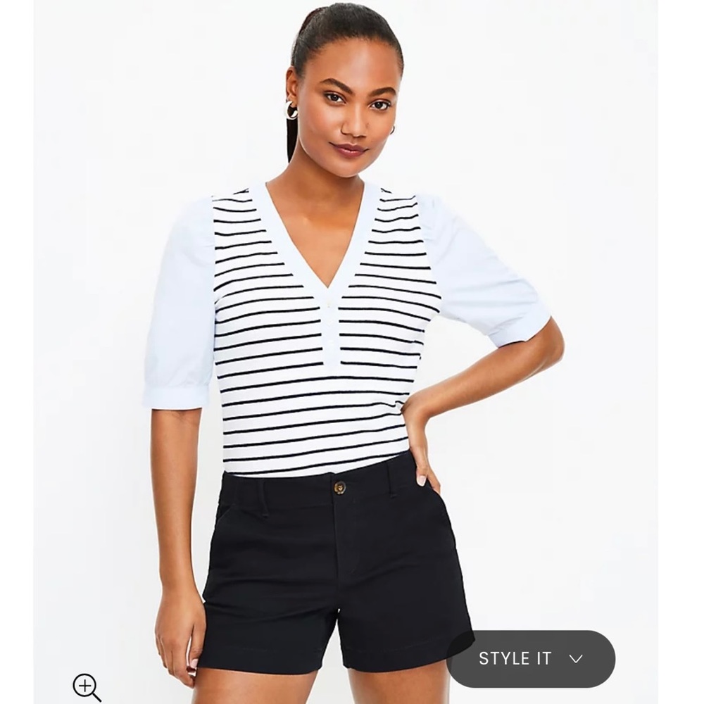 Loft Monroe Chino Shorts